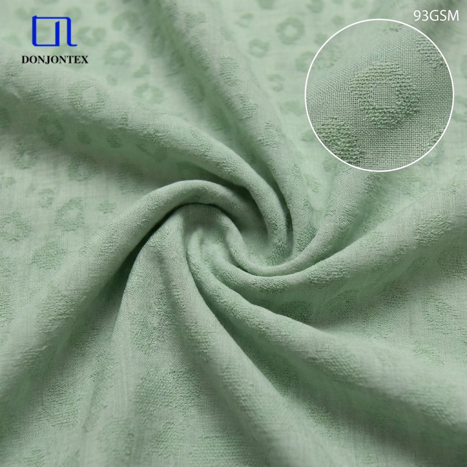 Tela jacquard de estampado leopardo nailon lyocell